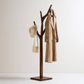 Porte-manteaux en bois, coloris blanc